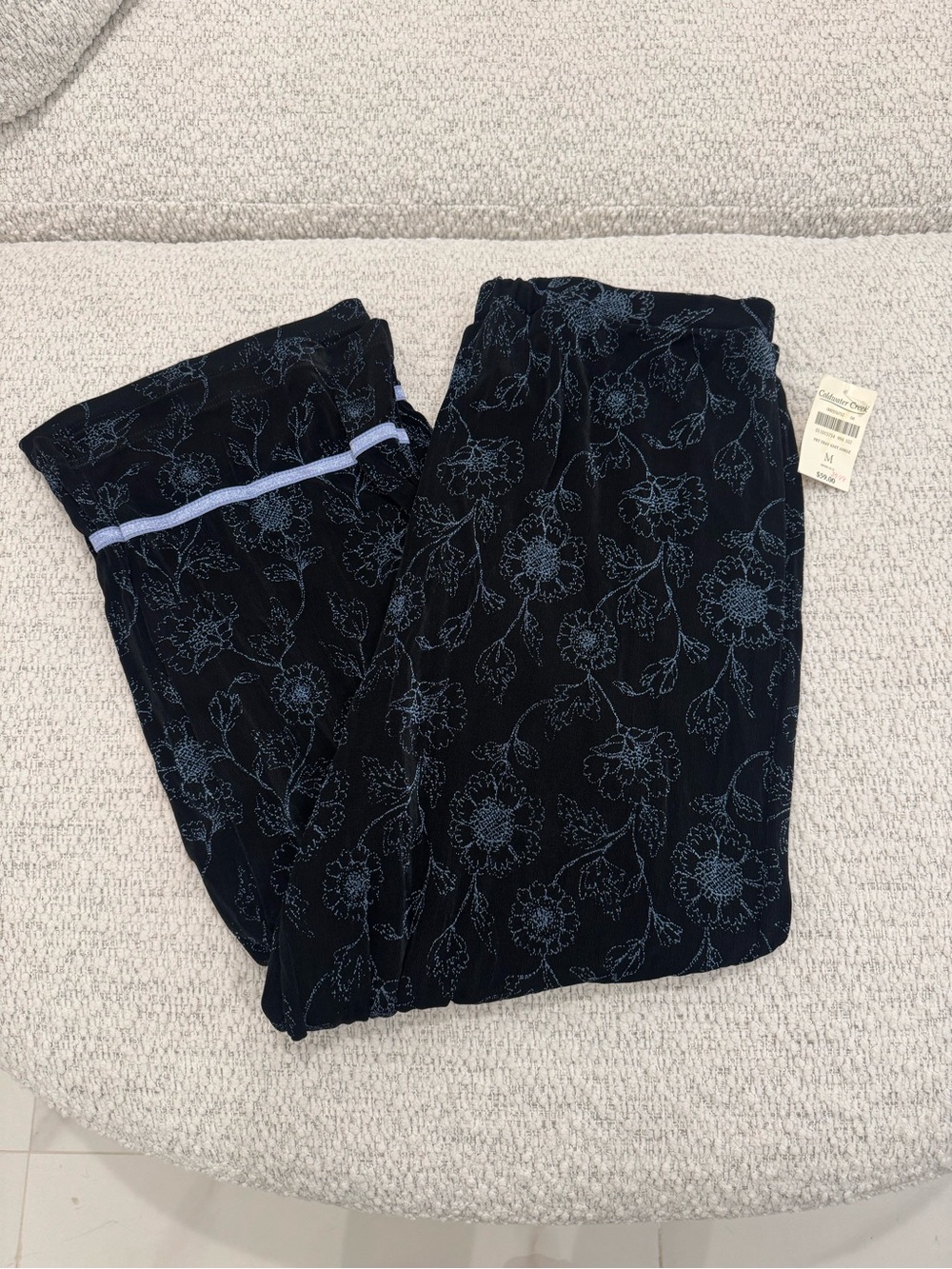 NWT Coldwater Creek Patterned Wide Leg Pants